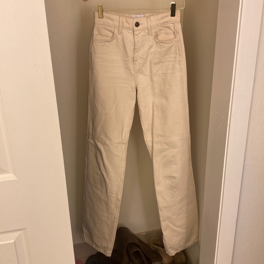 G label off white pants